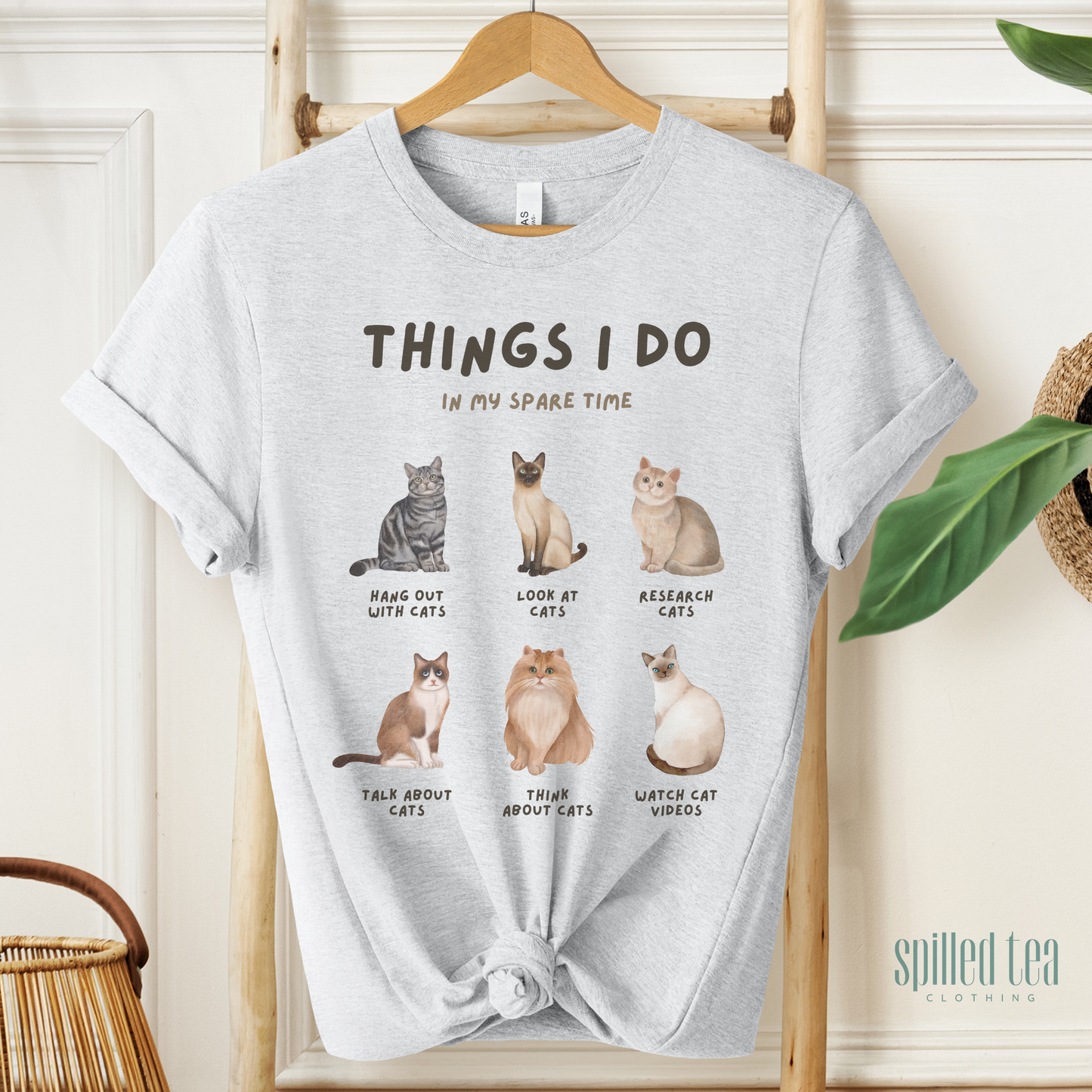 Things I Do In My Spare Time (Cats) T-Shirt