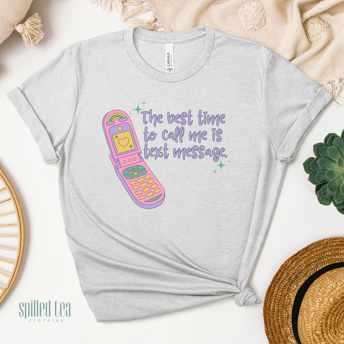 The Best Time To Call Me T-Shirt