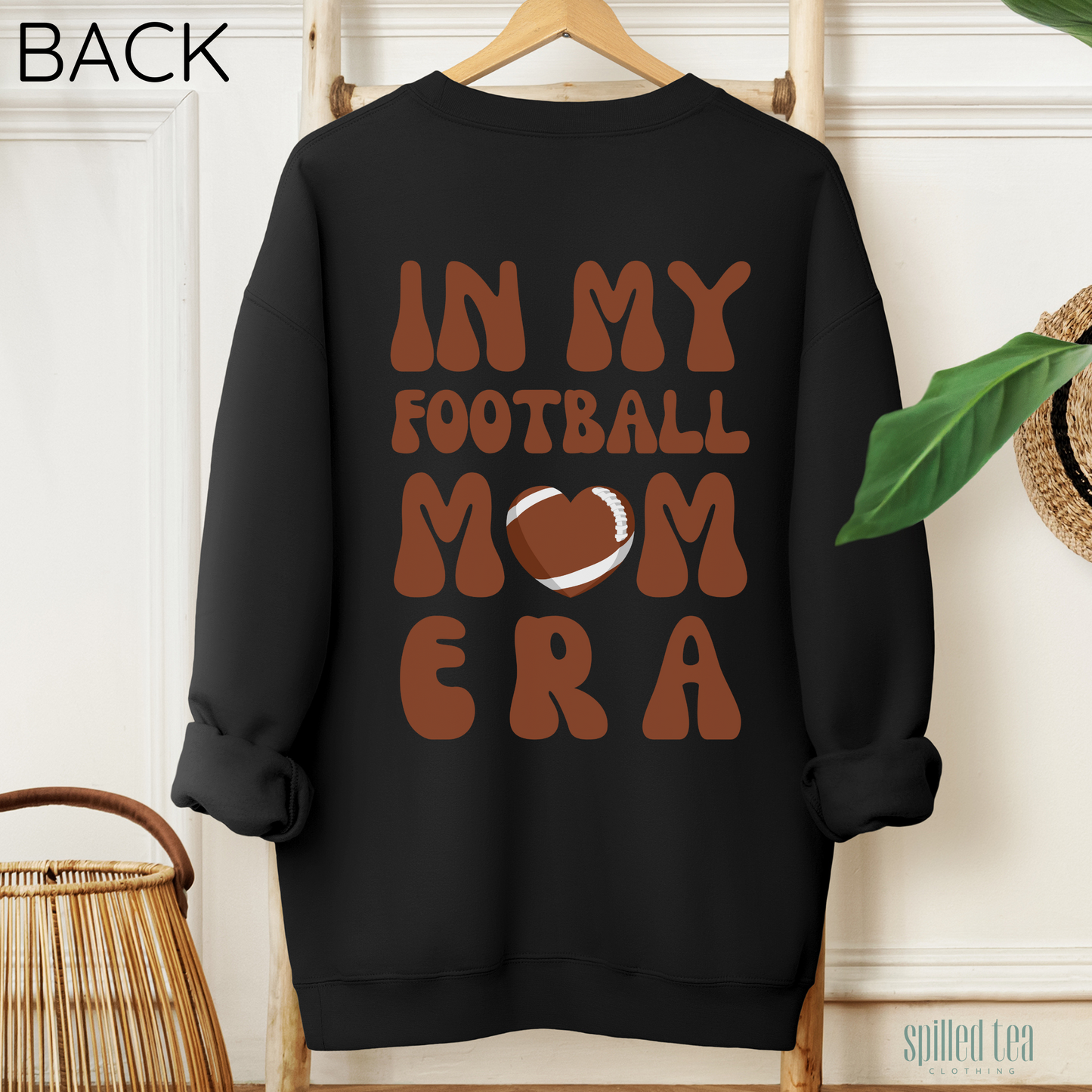 In My Football Mom Era Sweatshirt (Front/Back Print)