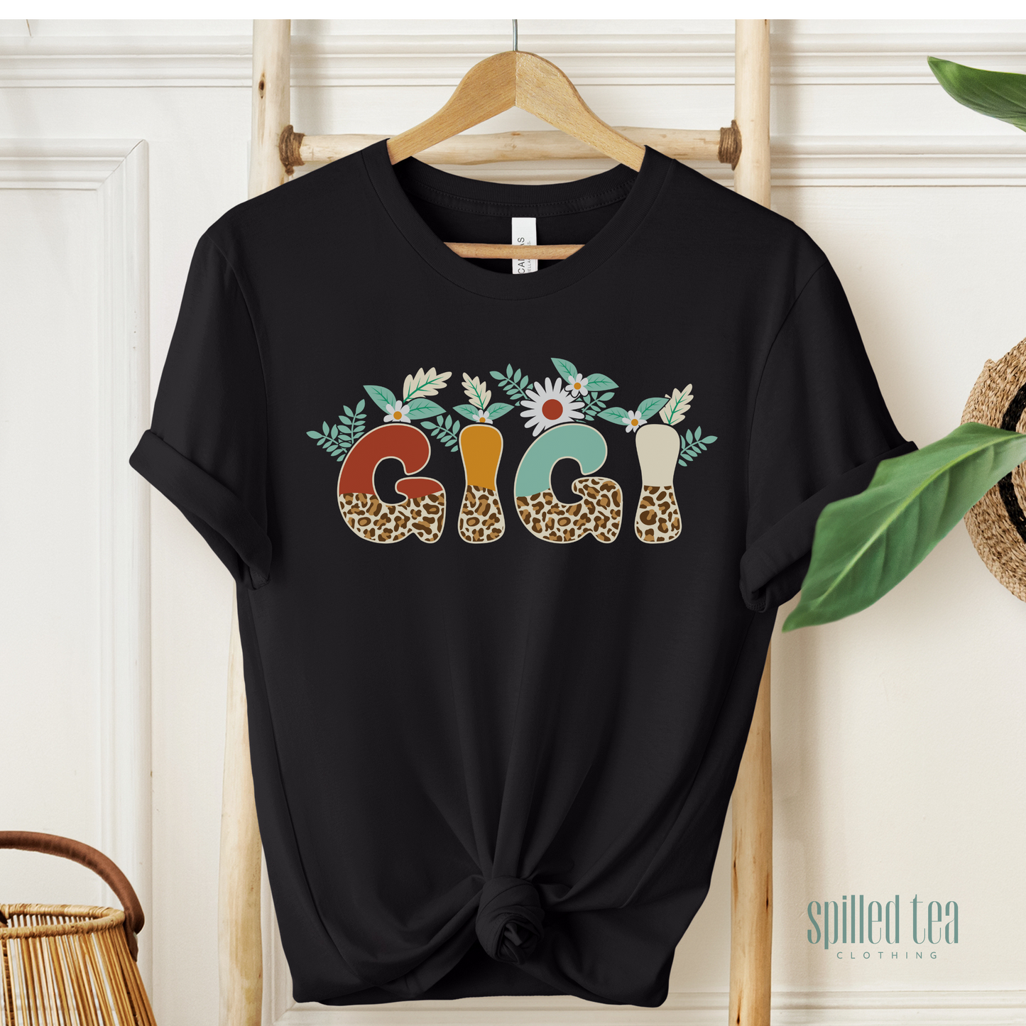 Floral Leopard Gigi T-Shirt