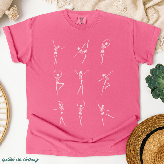 Ballet Dancer Skeleton T-Shirt