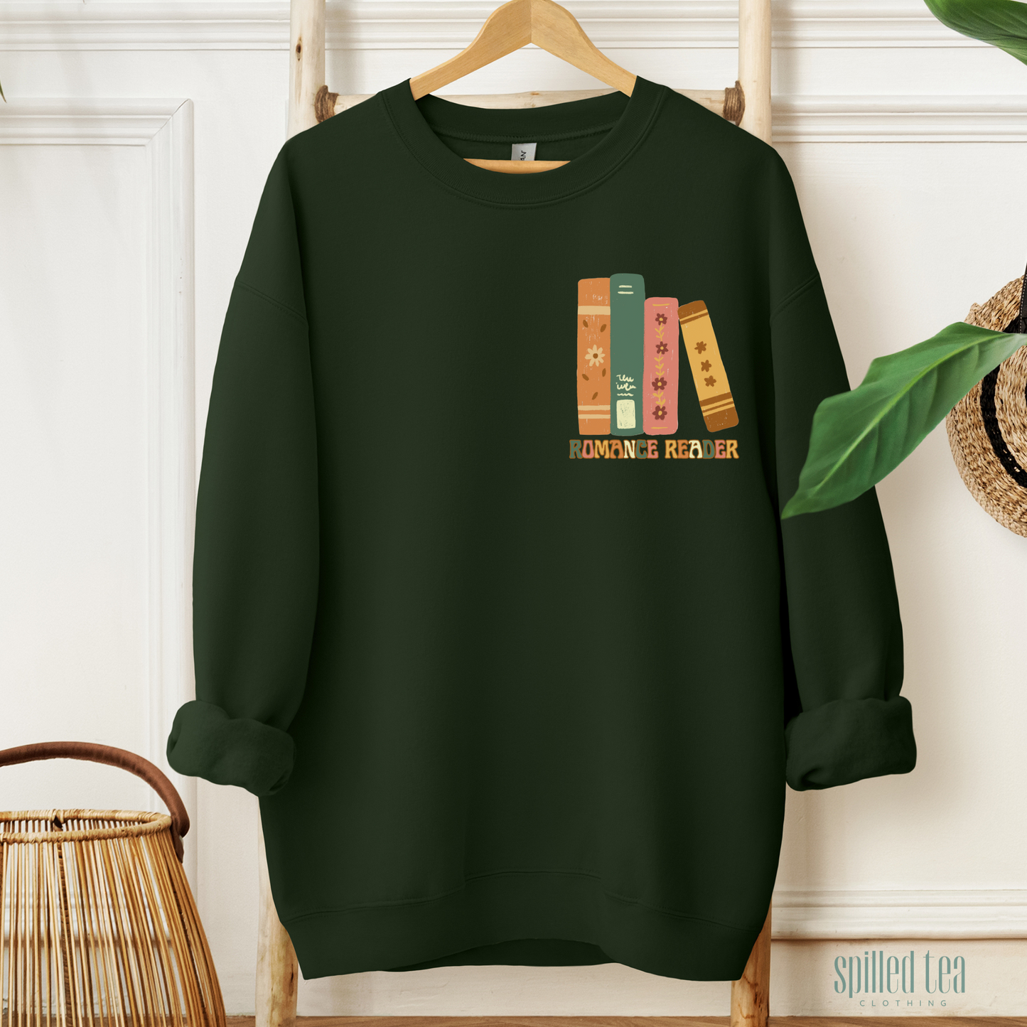 Romance Reader Sweatshirt (Front/Back Print)