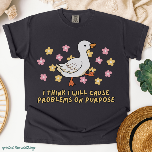 I Think I Will Cause Problems On Purpose T-Shirt