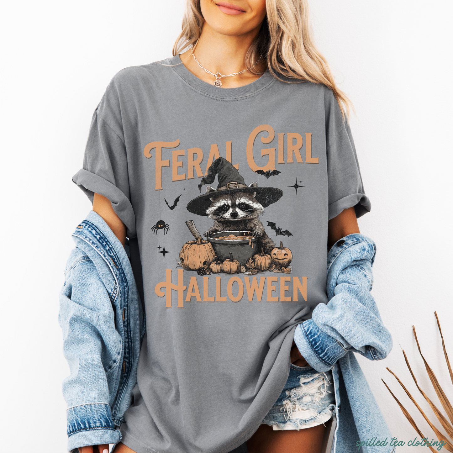 Feral Girl Halloween T-shirt