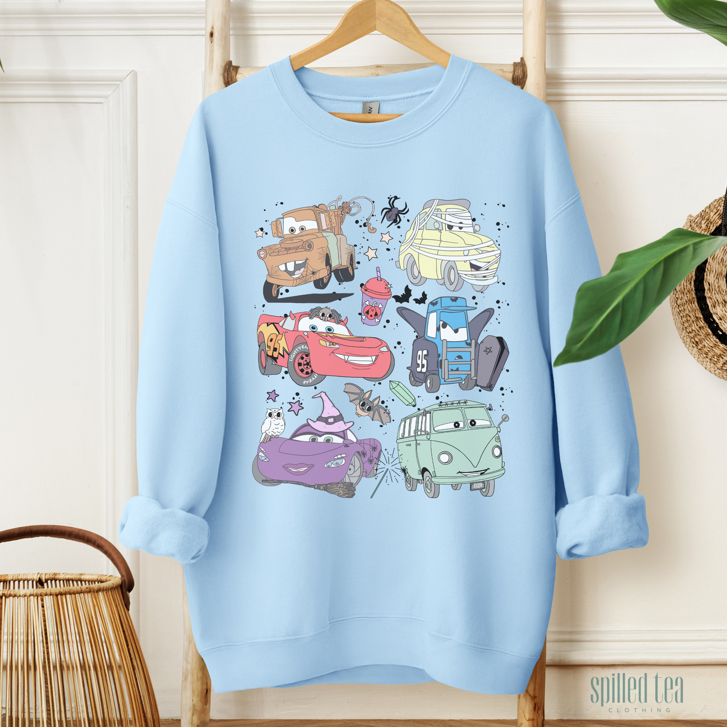 Car Halloween Character Sweatshirt