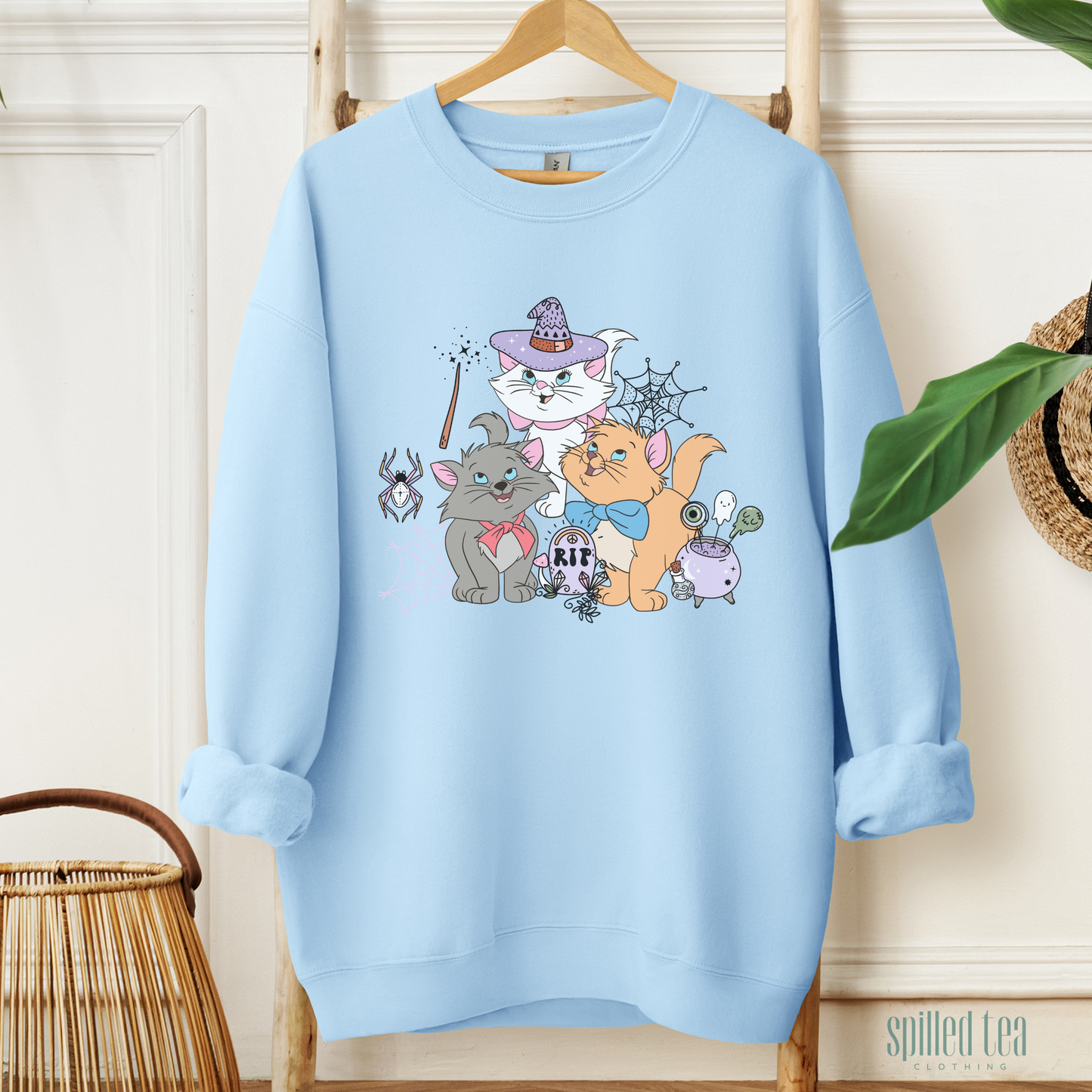 Kitten Halloween Character Sweatshirt