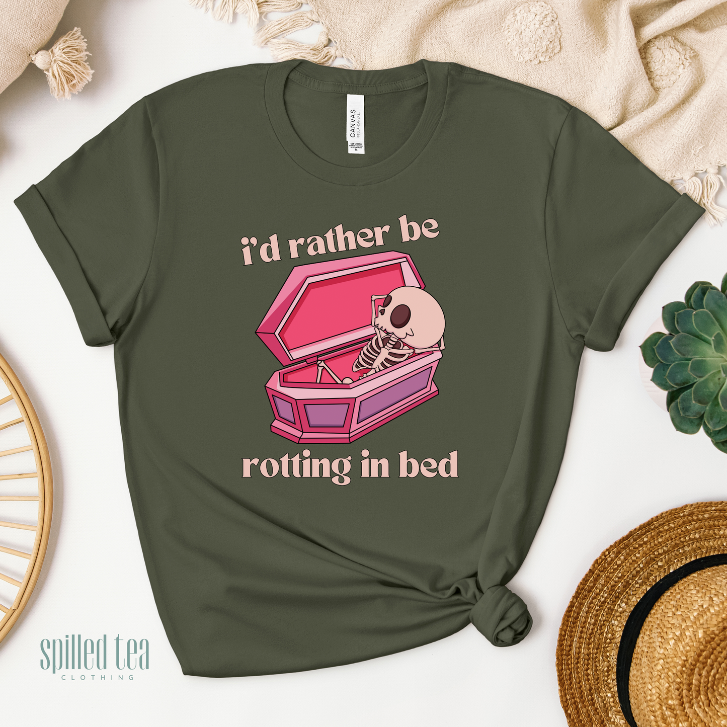 I'd Rather Be Rotting In Bed T-Shirt