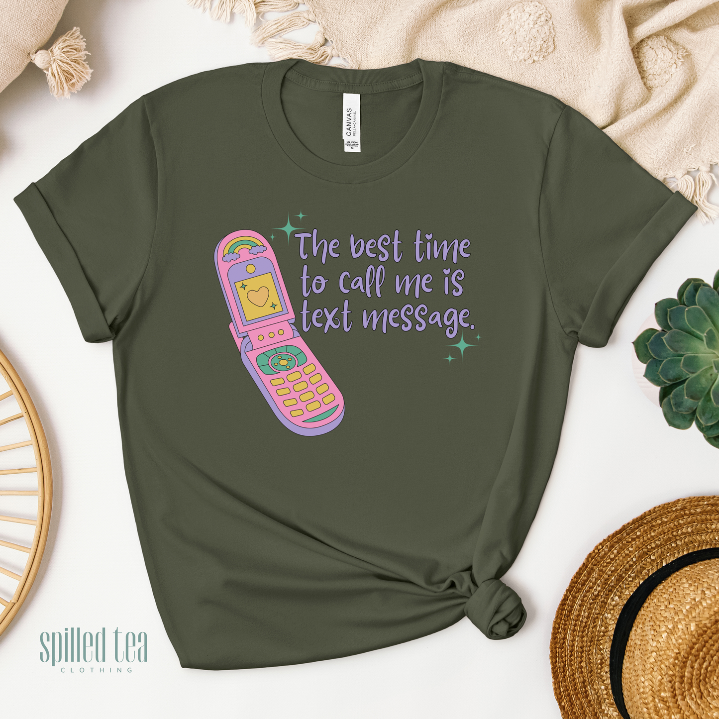 The Best Time To Call Me T-Shirt