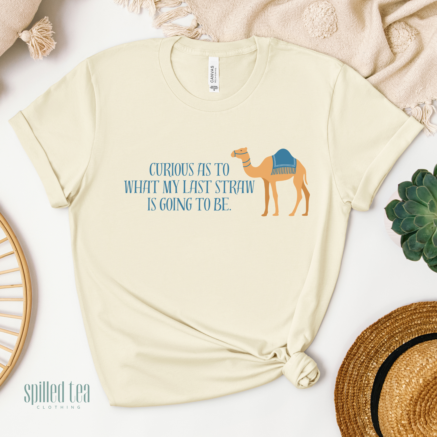 Last Straw Camel T-Shirt