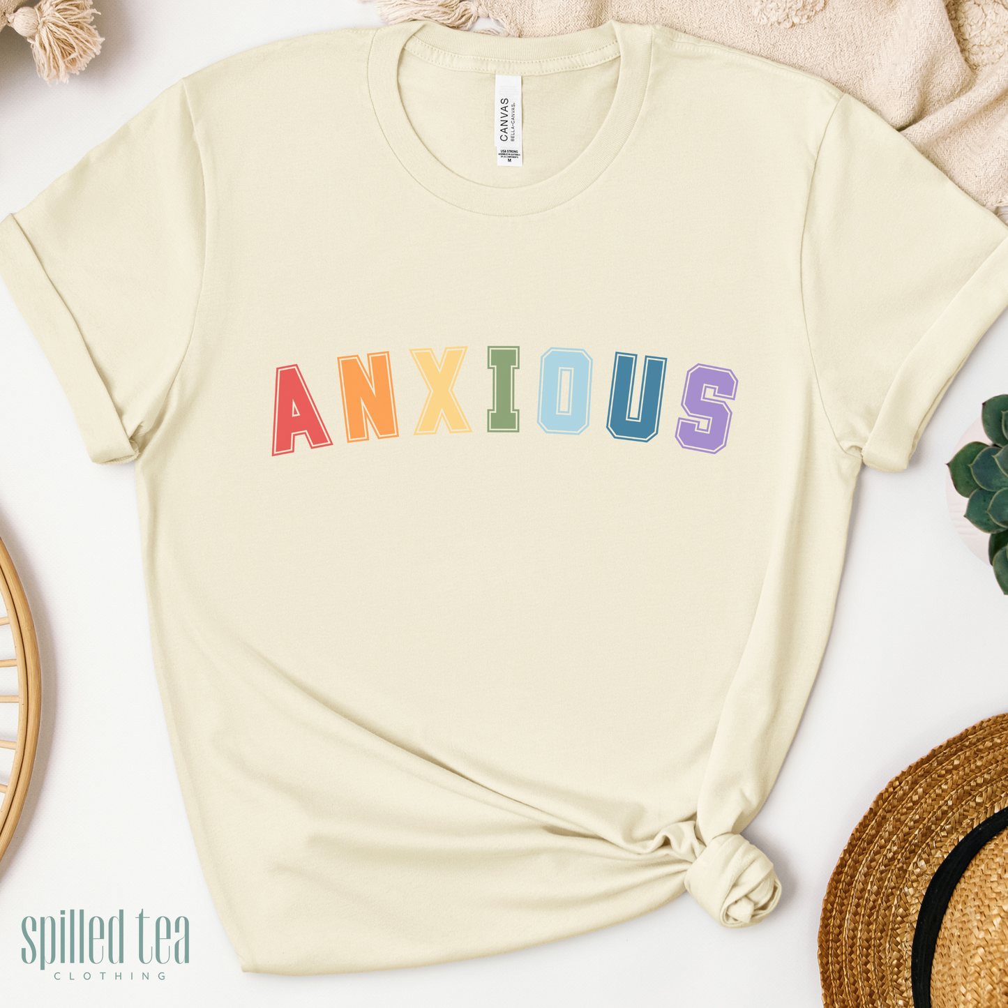 Anxious Multi-Color T-Shirt