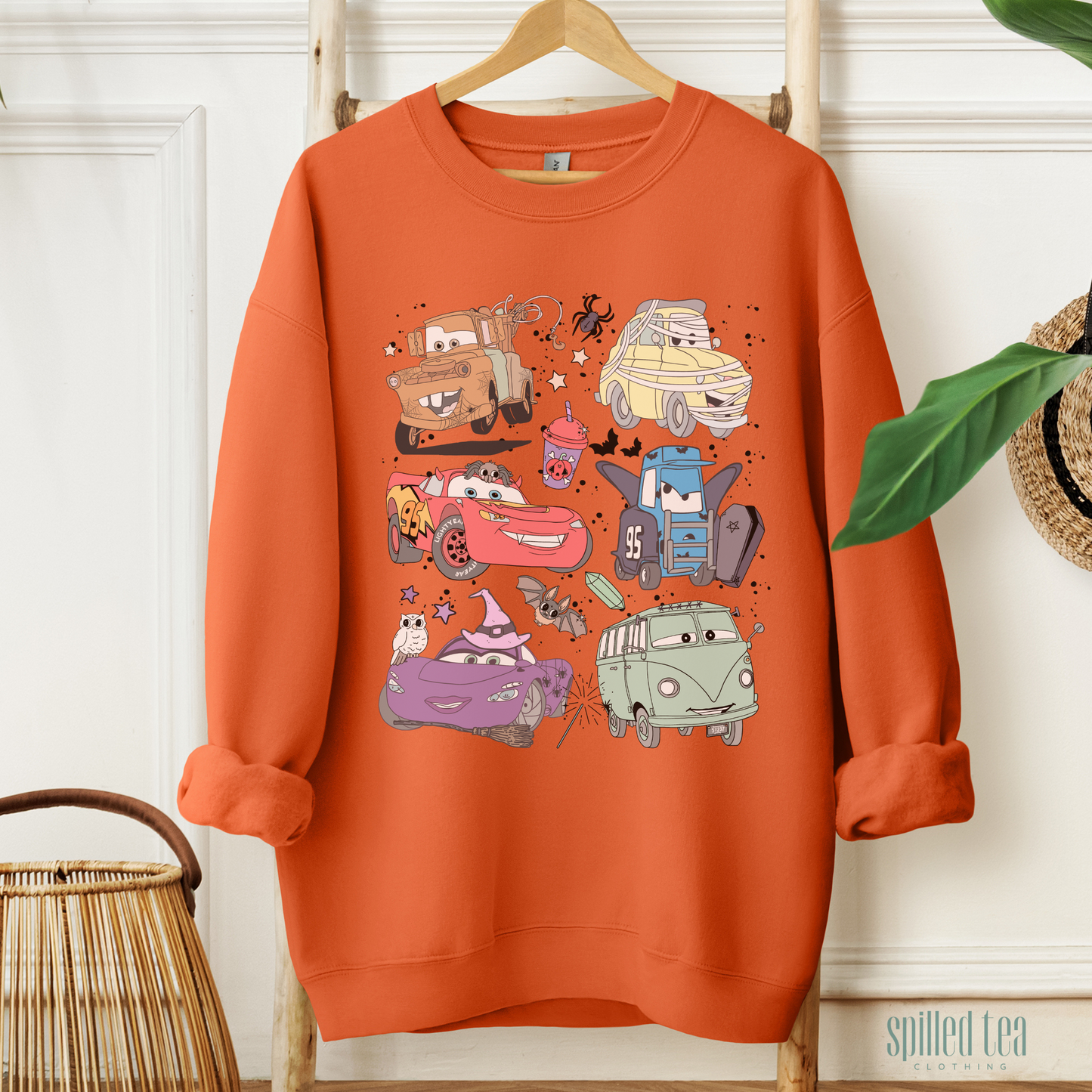 Car Halloween Character Sweatshirt