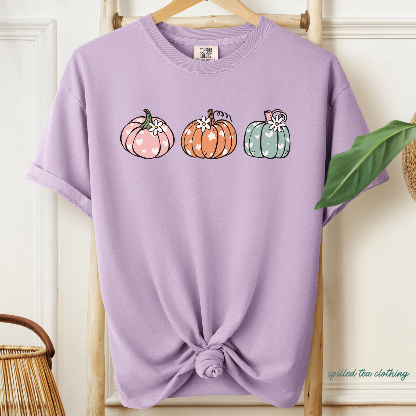 Floral Pumpkin T-Shirt