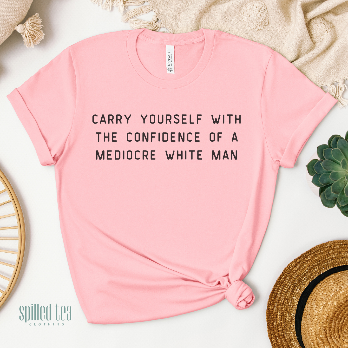 Confidence Of A Mediocre White Man T-Shirt