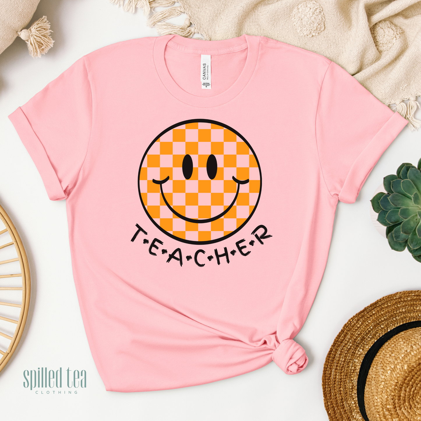 Teacher Smiley Face T-Shirt