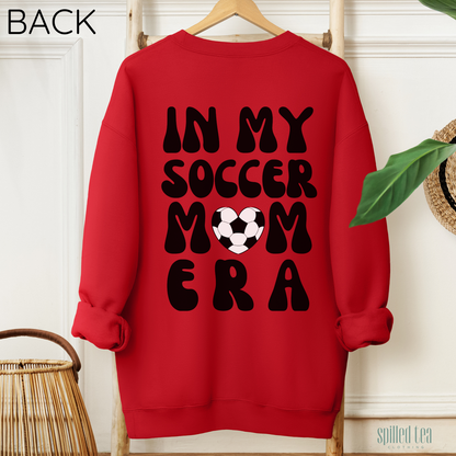 In My Soccer Mom Era Sweatshirt (Front/Back Print)