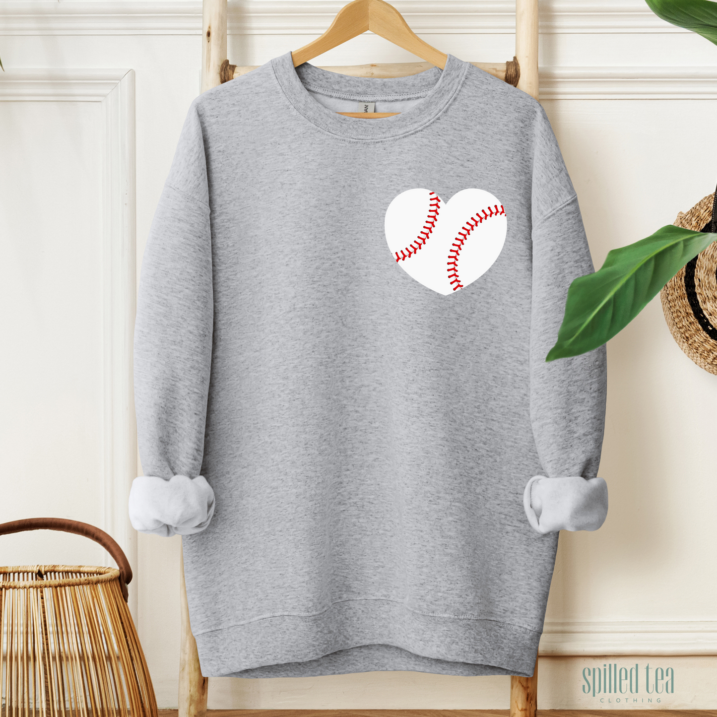 In My Baseball Mom Era Sweatshirt (Front/Back Print)