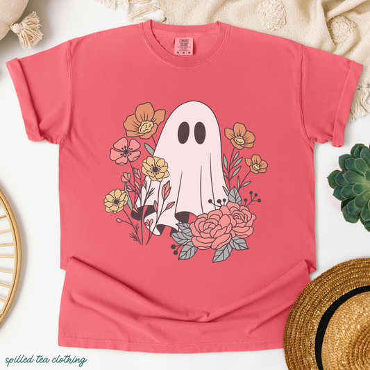 Floral Ghost T-Shirt