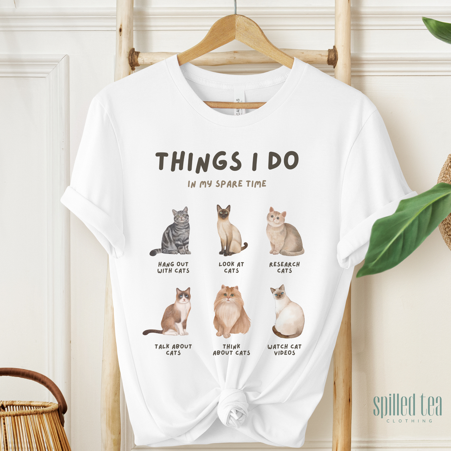 Things I Do In My Spare Time (Cats) T-Shirt