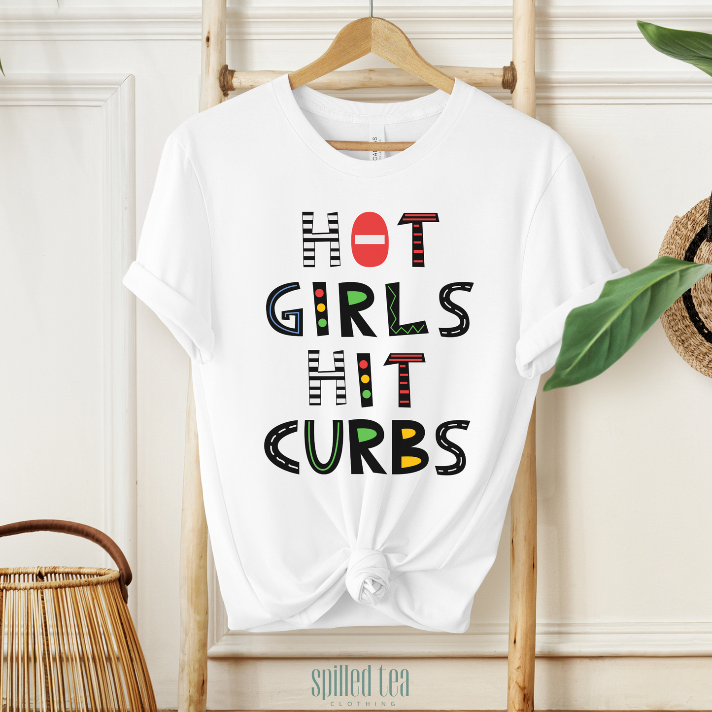 Hot Girls Hit Curbs T-Shirt