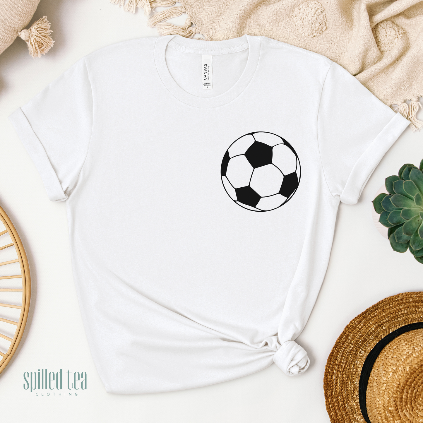 Busy Raising Ballers (Soccer) T-Shirt (Front/Back Print)