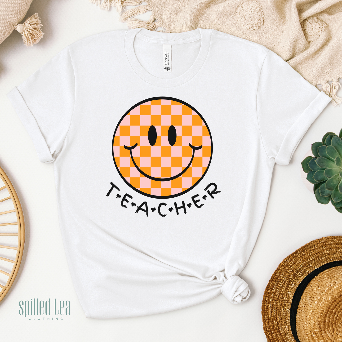Teacher Smiley Face T-Shirt