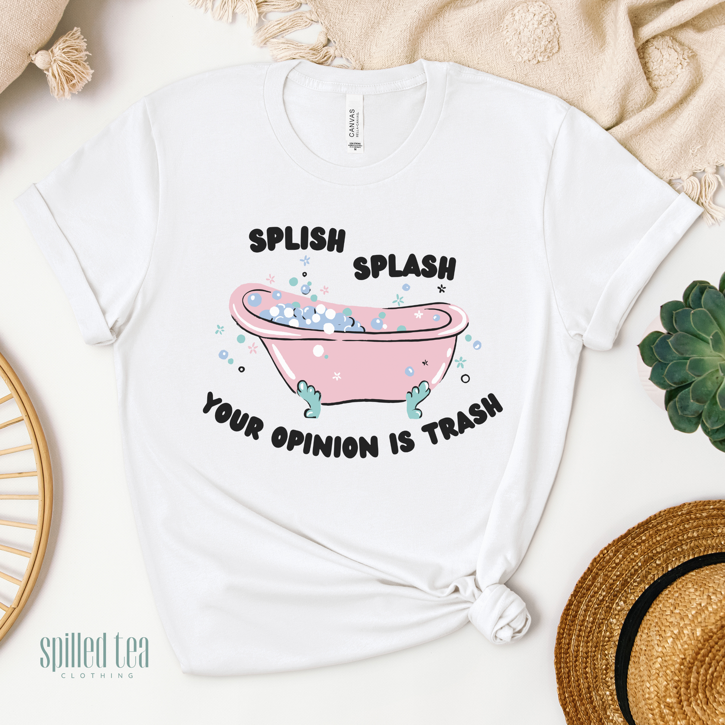 Splish Splash Your Opinion Is Trash T-Shirt